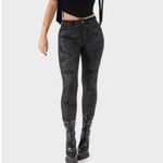 KILLSTAR NWT  Nora Trousers Black Lily Dark Floral Pentagram Pants Size Large Photo 8