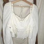 Free People Chloe White Cotton Sweetheart
Neckline L Photo 7
