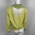 BKE  Womens Sweater Small Yellow Snap Front Lounge Streetwear‎ Cozy Retro Photo 4