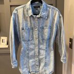 BLANK NYC  Cinched Denim Shirt Size XS Photo 0