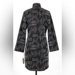 NWT Sünde Long Jacket Black & White Geometric Swirl Shapes Designer Upscale sz8 Size 8 Photo 1