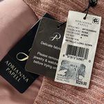 Adrianna Papell  Metallic Pleated Long Gown in Rose, Size 8 NEW w/Tag $229 Photo 13