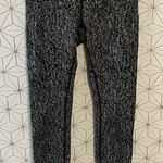 Lululemon Wunder Under High Rise 30” Black White Pixel Photo 0