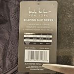 Nicole Miller 💕💕 Shaping Slip Dress ~ Satin Lace Black Large L NWT Photo 9