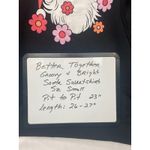 Groovy‎ & Bright Santa Sweatshirt Hippie Christmas Holiday Retro Top Small Black Photo 4