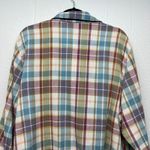 Alfred Dunner Shirt Womens 22 Plaid Button Front Country Barn Stretch Breathable Pink Size 22W Photo 6