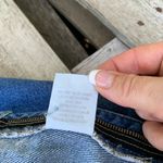 Vintage 90s high rise wide leg jean shorts Size 13/14 Blue Photo 6