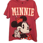 Disney Parks Hanes Minnie Mouse Vintage Shirt Red Medium Photo 0