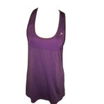 Head Open Back Spaghetti Strap Purple Gym Workout Yoga Tank Top Size M Photo 1