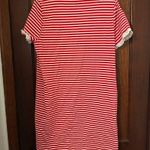 J.Crew J0862 Striped Poplin Trimmed Dress Ruffle Sleeves XL Photo 2