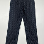 Lisette L 901 Navy Dot Ankle Pant, Sz 6 (b50) Blue Photo 0