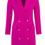 Topshop Pink  Long Blazer Photo 0