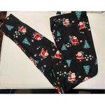 SO  Mid Rise Comfy Christmas Leggings Santa Skiing Size Large-NWT Photo 10
