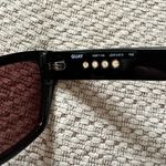 Quay Australia  No Apologies Angled Square Sunglasses NEW Black / Brown NIB Photo 5