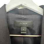 J.Crew  Black Going-Out Blazer in Stretch Twill Size 6 Photo 2
