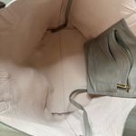 Cuyana Classic Structured Leather Tote Bag Pebbled Taupe Shoulder Work Bag Tan Photo 9