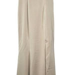 Allure Champagne Sleeveless Formal Mermaid Dress Size 6 Champagne Prom Dress Gold Photo 0