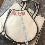 Parker Thatch Beige Canvas Tote Bag (Tennis) Photo 6