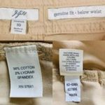 J.Jill Pants Capri 10 Bamboo Beige Stretch Genuine Fit Below Waist Cuff Hems New Photo 6