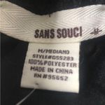 Sans Souci New  Black Cut Out Floral Lace Pencil Skirt Size Medium Photo 4