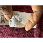 Eddie Bauer  Open Cadigan Size S Maroon Long Sleeve Open Front Knit Pockets Photo 7