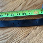 Fossil  Black Leather Belt with bling Photo 3