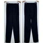 Piazza Sempione Dark Gray Stretch Wool Pleated Tapered Pants Size US 4 Photo 1