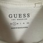 Guess Women’s Basic White Tee Shirt Short Sleeve Embroidered Front S Photo 3