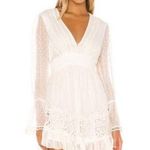 Hemant & Nandita Cleo Mini Dress Size Medium White Photo 0