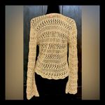 Liz Lange size XL golden brown sweater cardigan Photo 2