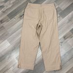 Liz Claiborne Audra Striped Straight Leg Casual Pants Tan 12 Photo 1