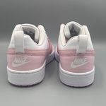 Nike Court Borough Low 2 SE (GS) Big Girl' Shoes Color White/Pink Foam Photo 7