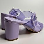 Chinese Laundry  Yippee Jelly Strqp Heels in Lilac Vinyl Photo 2