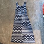 J for Justify Navy & White Maxi Dress Photo 2