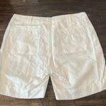 Sundance Catalog Women's White Linen Shorts with Lace Trim Size 16 Photo 6