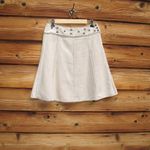 Tibi  Textured Linen Cotton Skirt Photo 4