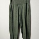 Aerie  heathered moss green foldover lounge joggers sweatpants Photo 1