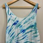 L Space Women’s Tie Dye Tank Cover Up Tidal Wave Blue Size Small NWT Photo 1
