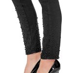 Guess  Embellished Mid-Rise Skinny Jean Black 24 Photo 1