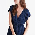 Madewell Brushstroke Diamond Synthetic Wrap Dress Photo 1