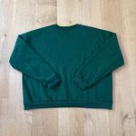Edikted  Sweatshirt V Neck Dallas Size XL Green Yellow Photo 3