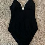 Kona Sol  One Piece Swimsuit- Black Crochet Photo 0