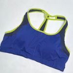Athleta Blue and Green Push The Limit Sports Bra W1274 Sz XL Photo 2