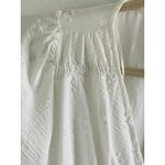 Urban Romantics New  White Cinched Peplum Top Button Up Size Large Photo 4