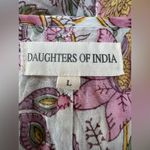 Daughters Of India Kyra Cotton Gauze Mini Dress in Fuchsia Bloom size Large $179 Pink Photo 9