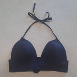 Aerie size S Perky Triangle Bikini Top Navy Blue Photo 0