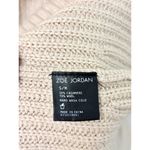 Zoe Jordan Wool Cashmere Blend Cold Shoulder Cutout Sweater Beige Women's S/M Size M Photo 4