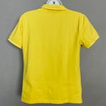 Ralph Lauren L-RL Ralph‎ Lauren Active Polo Shirt Quarter Zip Women Small Yellow Short Sleeve Photo 1