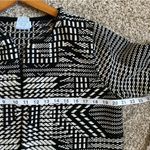 K. Jordan Black White Tweed Blazer Jacket Large Office Formal Photo 4