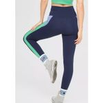 Aerie OFFLINE by  Goals Colorblock Leggings Navy Blue, Green, Blue Photo 4